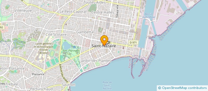 localisation de l'entreprise MONSIEUR JOSEPH MICHELETTY  SAINT-NAZAIRE