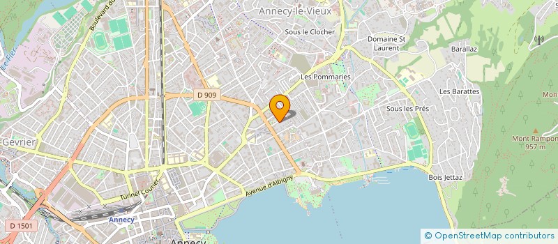 localisation de l'entreprise MONSIEUR JOSEPH MIFFON à ANNECY