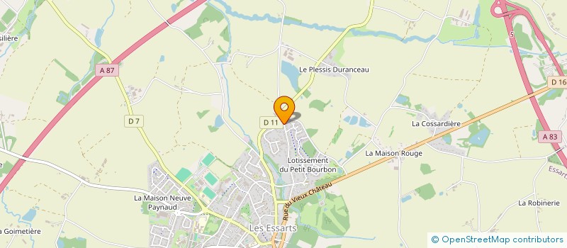 localisation de l'entreprise MONSIEUR JOSEPH MIGNET à ESSARTS-EN-BOCAGE