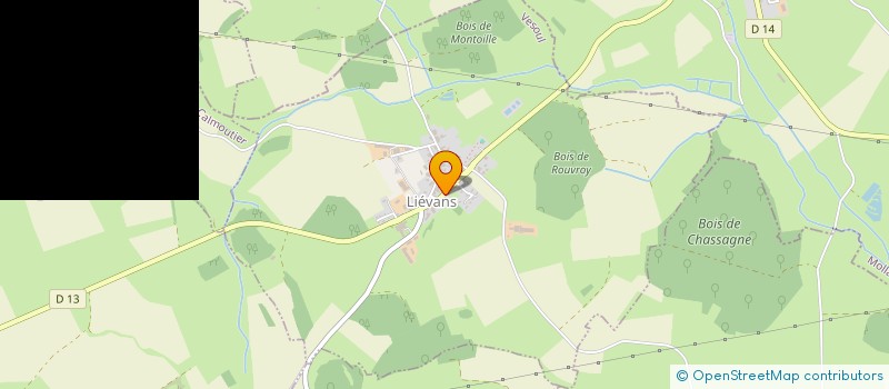 localisation de l'entreprise MONSIEUR JOSEPH MILLOT  LIEVANS