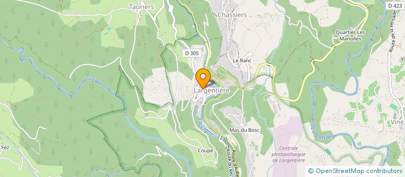 localisation de l'entreprise MONSIEUR JOSEPH MINICHINO à LARGENTIERE