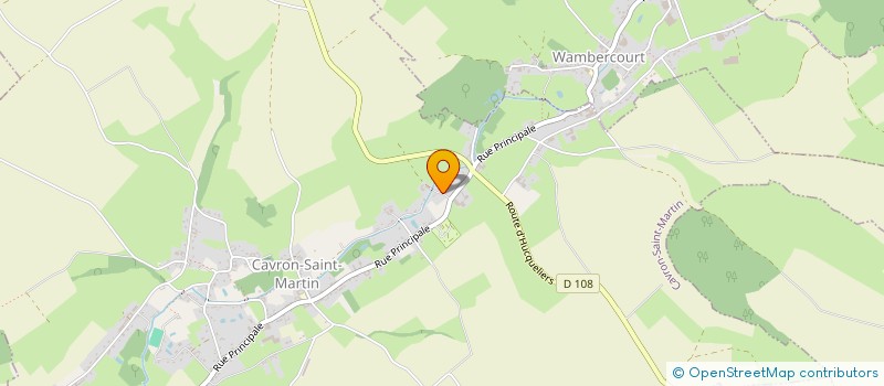 localisation de l'entreprise MONSIEUR JOSEPH MOLIN  CAVRON-SAINT-MARTIN