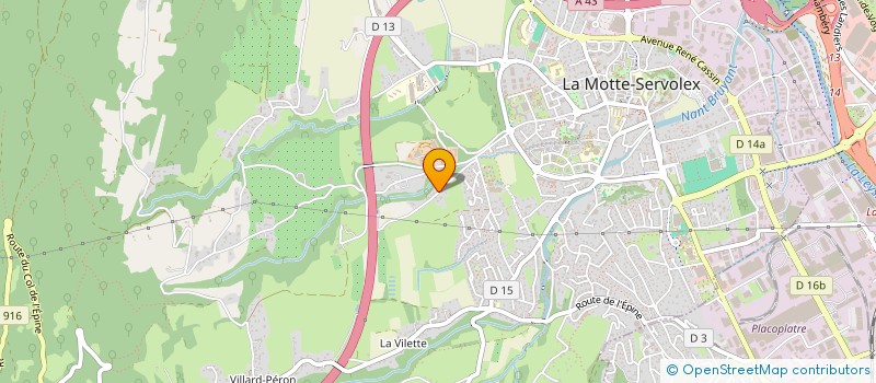 localisation de l'entreprise MONSIEUR JOSEPH MOLLARD à LA MOTTE SERVOLEX