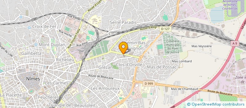 localisation de l'entreprise MONSIEUR JOSEPH MONTAGNE  NIMES