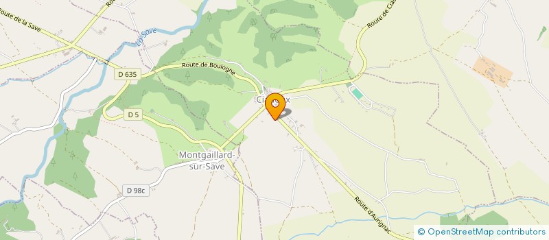 localisation de l'entreprise MONSIEUR JOSEPH MONTAUT  CIADOUX