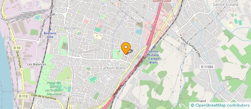 localisation de l'entreprise MONSIEUR JOSEPH MONTOYA  CARBON-BLANC