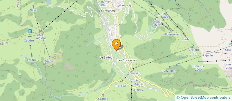 localisation de l'entreprise MONSIEUR JOSEPH MONVIGNIER MONNET à LA CLUSAZ