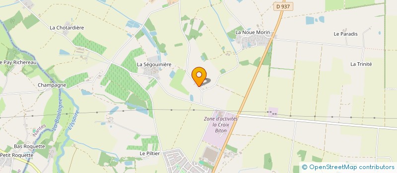 localisation de l'entreprise MONSIEUR JOSEPH MOREAU à SAINT-PHILBERT-DE-BOUAINE