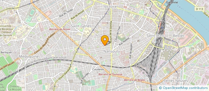 localisation de l'entreprise MONSIEUR JOSEPH MORENO à BORDEAUX