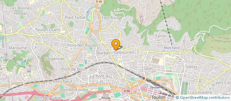 localisation de l'entreprise MONSIEUR JOSEPH MORENO à TOULON