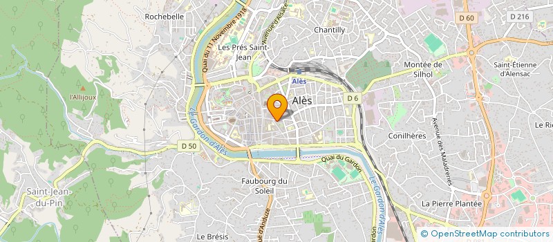 localisation de l'entreprise MONSIEUR JOSEPH MORENO à ALES