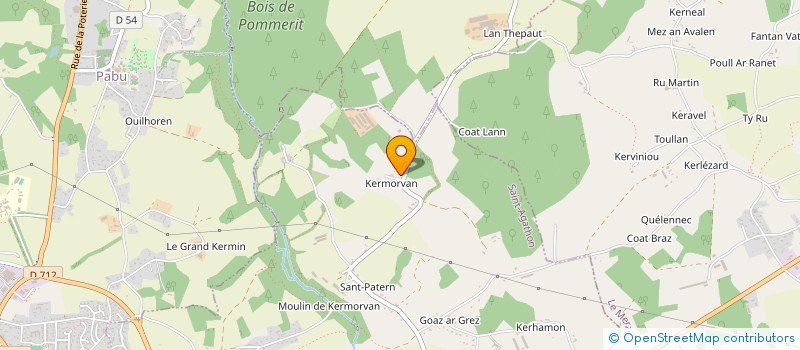 localisation de l'entreprise MONSIEUR JOSEPH MORICE  POMMERIT-LE-VICOMTE