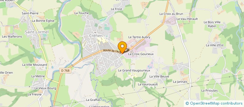 localisation de l'entreprise MONSIEUR JOSEPH MORIN à CREHEN