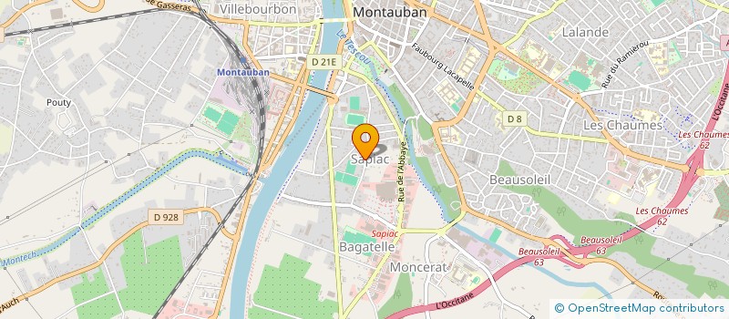 localisation de l'entreprise MONSIEUR JOSEPH MUSCAT  MONTAUBAN