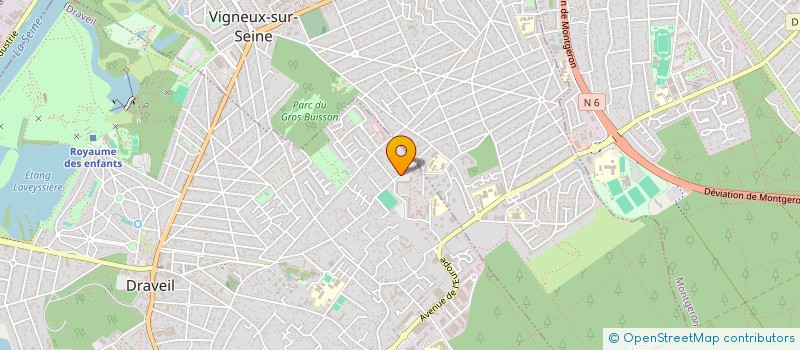 localisation de l'entreprise MONSIEUR JOSEPH N'DIAYE à DRAVEIL