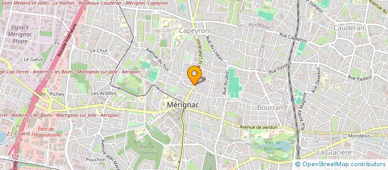 localisation de l'entreprise MONSIEUR JOSEPH NATIVEL  MERIGNAC