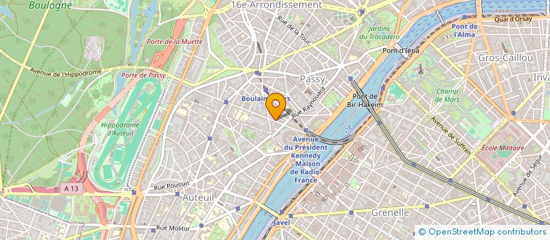 localisation de l'entreprise MONSIEUR JOSEPH NAULLEAU  PARIS