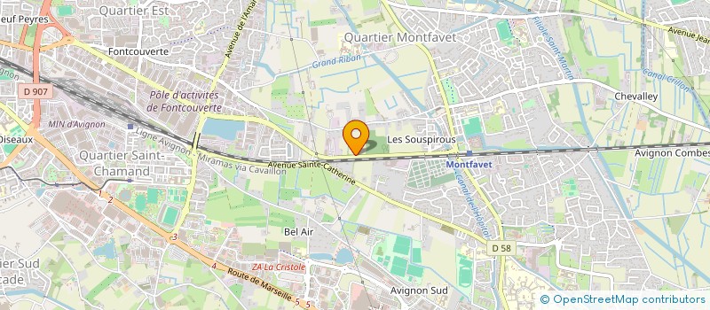 localisation de l'entreprise MONSIEUR JOSEPH NAVERI à AVIGNON