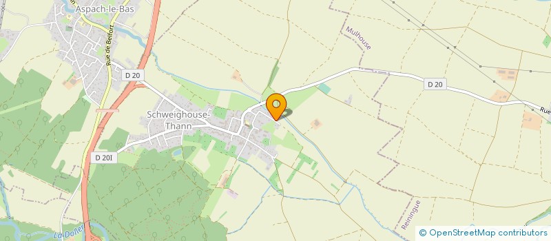 localisation de l'entreprise MONSIEUR JOSEPH NAZZARO  SCHWEIGHOUSE-THANN