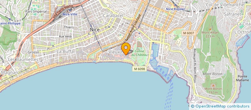 localisation de l'entreprise MONSIEUR JOSEPH NICHOLSON  NICE