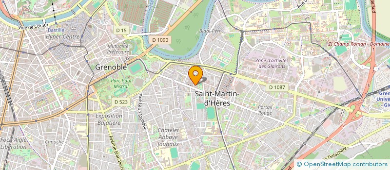 localisation de l'entreprise MONSIEUR JOSEPH NLEND NLEND  SAINT-MARTIN-D'HERES