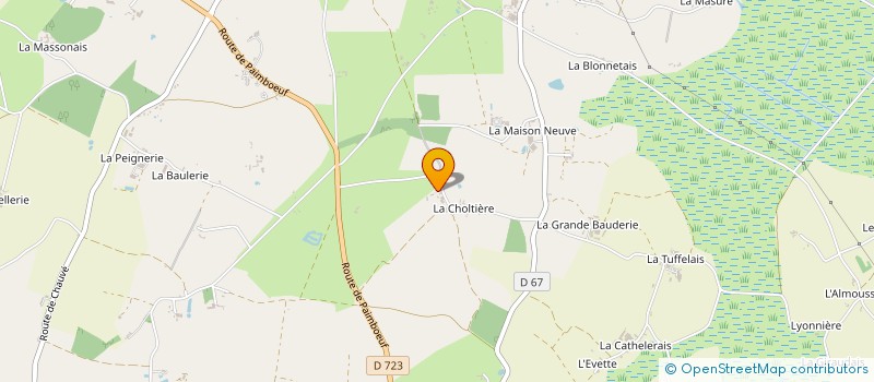 localisation de l'entreprise MONSIEUR JOSEPH NORMAND  FROSSAY