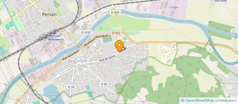 localisation de l'entreprise MONSIEUR JOSEPH NZOKOU  BEAUMONT-SUR-OISE