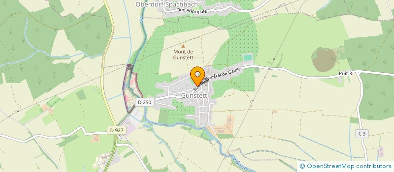 localisation de l'entreprise MONSIEUR JOSEPH OHL  GUNSTETT