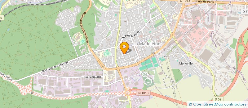 localisation de l'entreprise MONSIEUR JOSEPH OMOTOSO  EVREUX