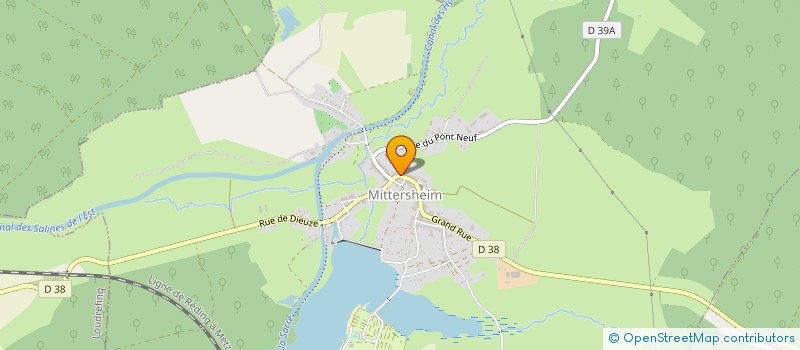 localisation de l'entreprise MONSIEUR JOSEPH OTTINGER  GOSSELMING