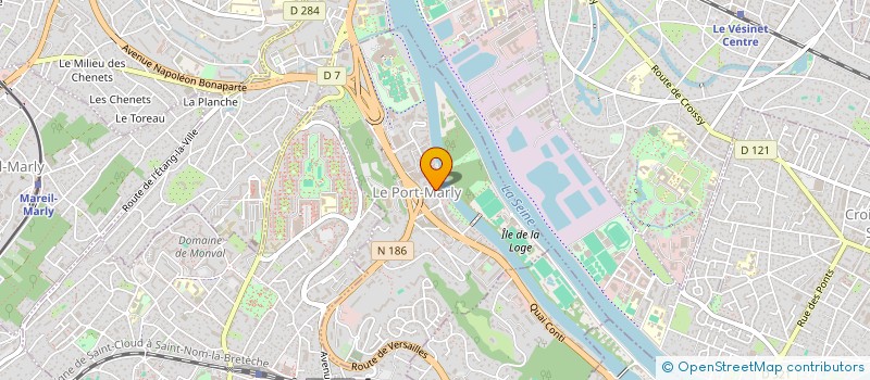 localisation de l'entreprise MONSIEUR JOSEPH PAGE  LE PORT-MARLY