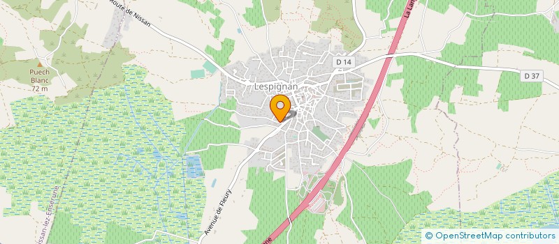 localisation de l'entreprise MONSIEUR JOSEPH PALA  LESPIGNAN