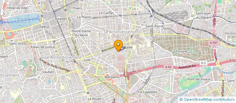 localisation de l'entreprise MONSIEUR JOSEPH PANIGONI à MARSEILLE