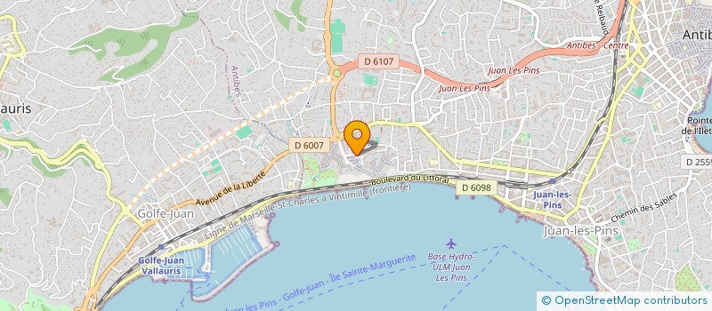localisation de l'entreprise MONSIEUR JOSEPH PAPASERGIO à ANTIBES