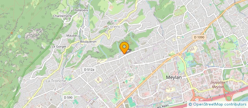 localisation de l'entreprise MONSIEUR JOSEPH PASCAL  CORENC