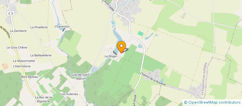 localisation de l'entreprise MONSIEUR JOSEPH PASNON  LE CONTROIS-EN-SOLOGNE