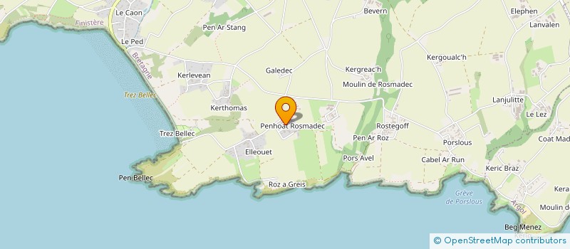 localisation de l'entreprise MONSIEUR JOSEPH PATRE  TELGRUC-SUR-MER