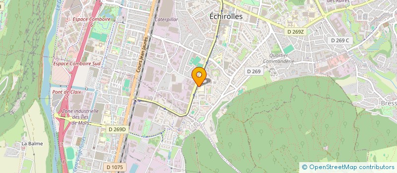 localisation de l'entreprise MONSIEUR JOSEPH PATRICK NGOM BITJICK  ECHIROLLES