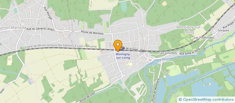 localisation de l'entreprise MONSIEUR JOSEPH PAUCHET à MONTIGNY-SUR-LOING