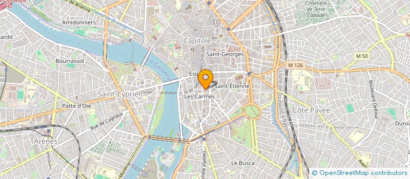 localisation de l'entreprise MONSIEUR JOSEPH PAUL VINCENT PEIRIS  TOULOUSE
