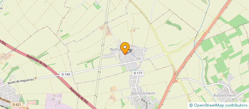 localisation de l'entreprise MONSIEUR JOSEPH PAULUS  WAHLENHEIM