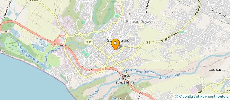 localisation de l'entreprise MONSIEUR JOSEPH PAYET à SAINT-LOUIS