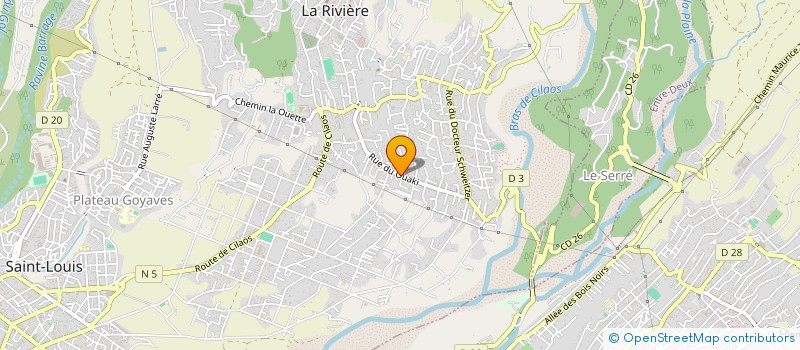 localisation de l'entreprise MONSIEUR JOSEPH PAYET à SAINT-LOUIS