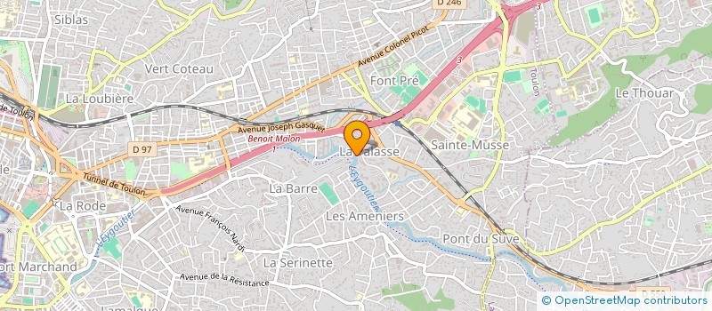 localisation de l'entreprise MONSIEUR JOSEPH PEGUILLERMIC à TOULON