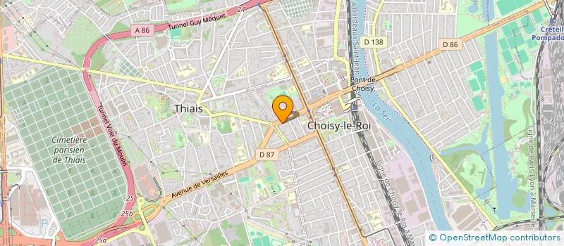 localisation de l'entreprise MONSIEUR JOSEPH PEISLEY à CHOISY-LE-ROI