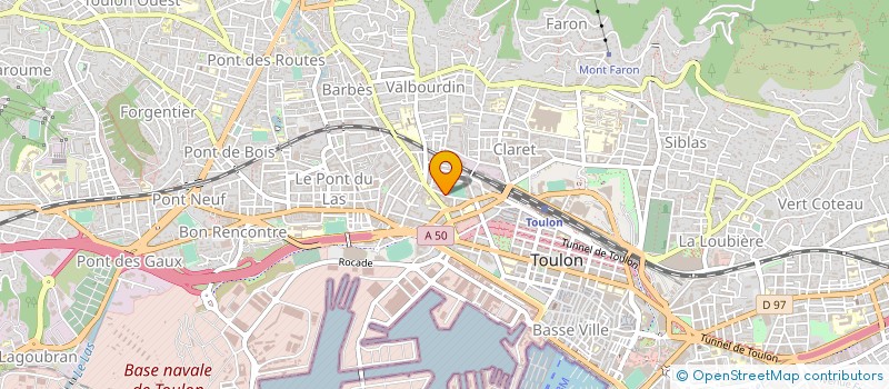 localisation de l'entreprise MONSIEUR JOSEPH PELLEGRINO à TOULON
