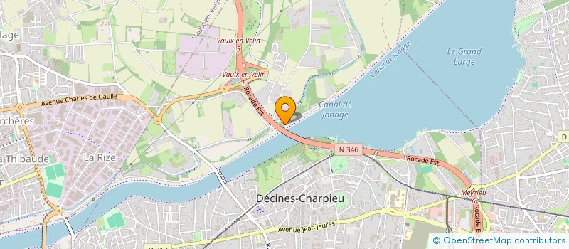 localisation de l'entreprise MONSIEUR JOSEPH PELUSO  DECINES-CHARPIEU