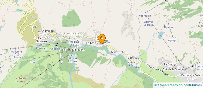 localisation de l'entreprise MONSIEUR JOSEPH PENNESE  SAINT SORLIN D'ARVES