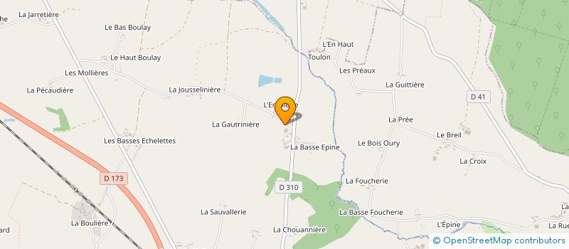 localisation de l'entreprise MONSIEUR JOSEPH PERDRIEL  MARTIGNE-FERCHAUD