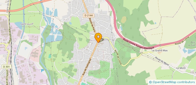 localisation de l'entreprise MONSIEUR JOSEPH PEREIRA  DESERTINES